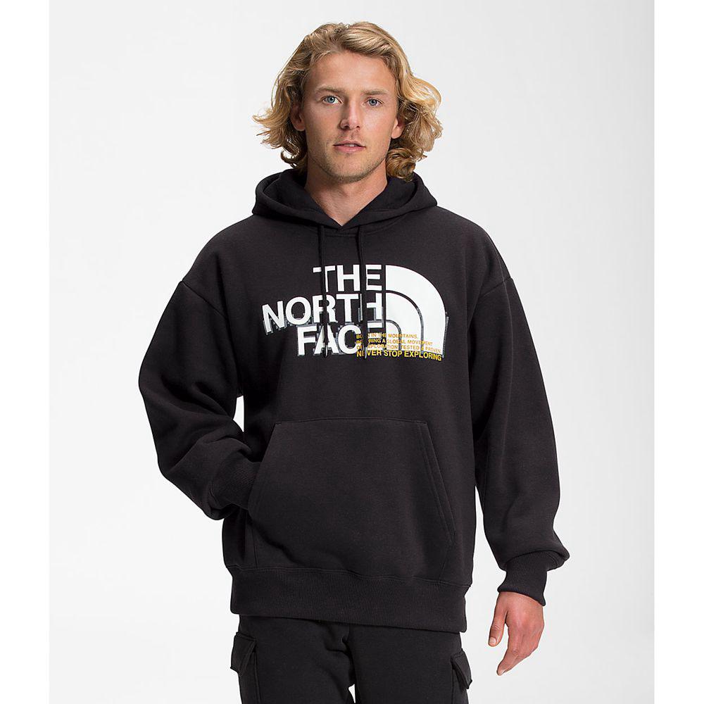 The North Face Coordinates Pullover Ανδρικα Φούτερ Hoodie - Μαυρα (FWKP06521)